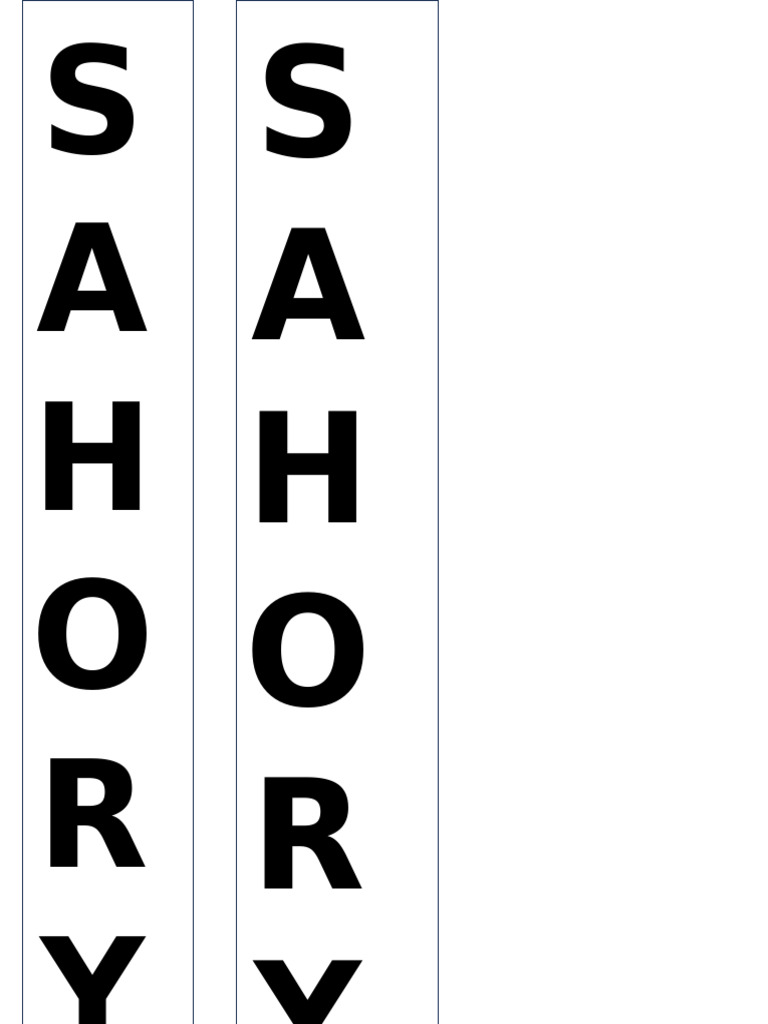 Sahory | PDF