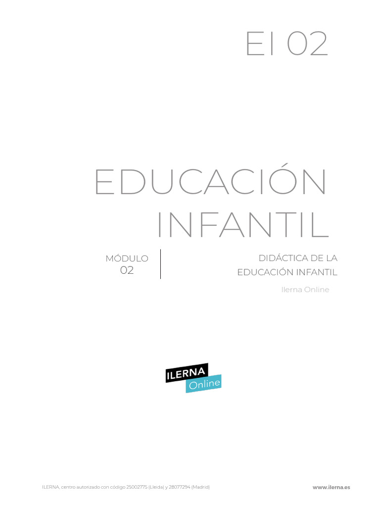Didactica de La Educacion Infantil | PDF | Educación de la primera ...