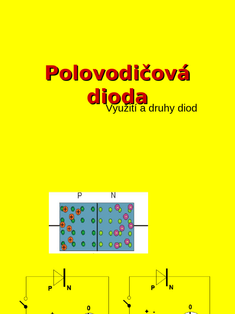 06 Polovodicova Dioda 2.část | PDF