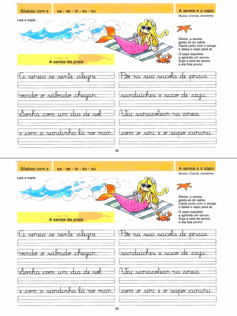 VTC 32 Silabas Com S 2 | PDF