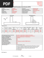 MIG/MAG Welding WPS Specifications | PDF | Construction | Welding