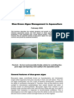 Blue-Green Algae Management in Aquaculture