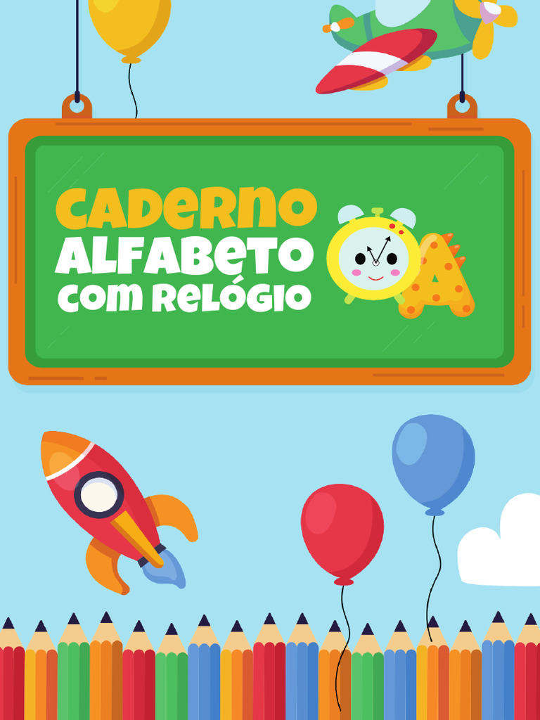 Caderno do Alfabeto com Relógio | PDF