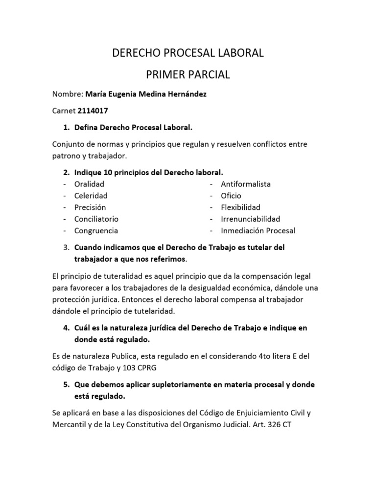 Fundamentos del Derecho Procesal Laboral | PDF | Ley procesal | Justicia