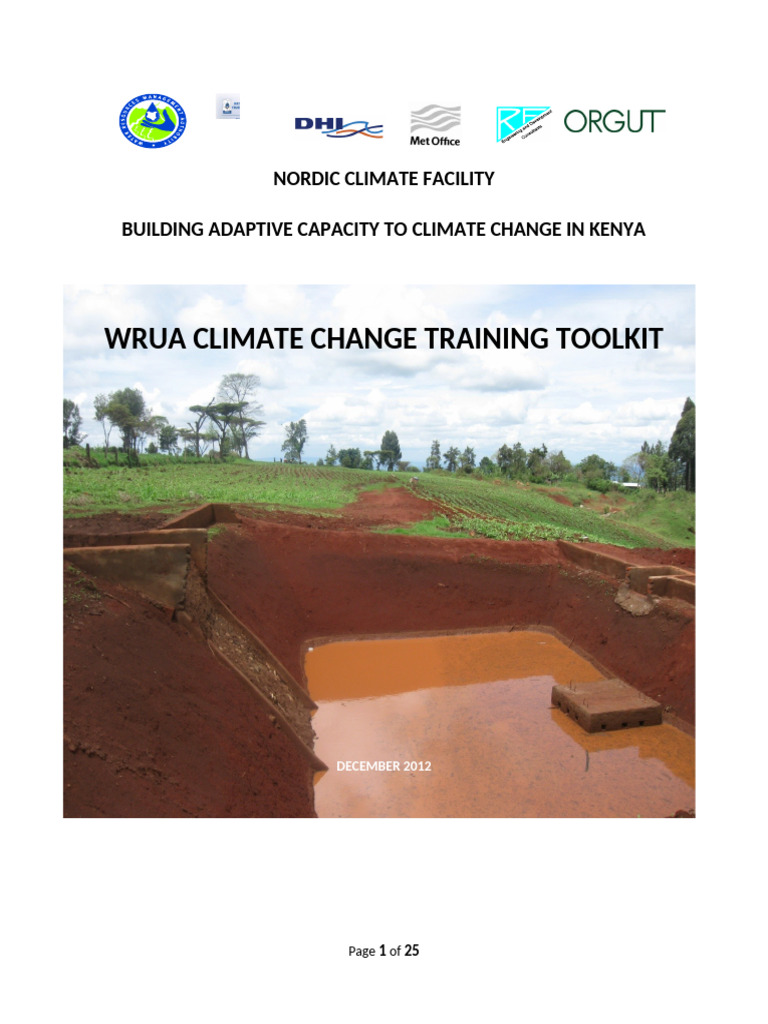 Climate Change Training Toolkit Kenya | PDF | Climate | Hazards