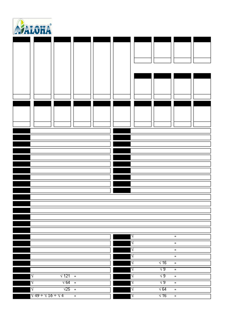 NLC Level 8 Practice Paper Set-4 | PDF