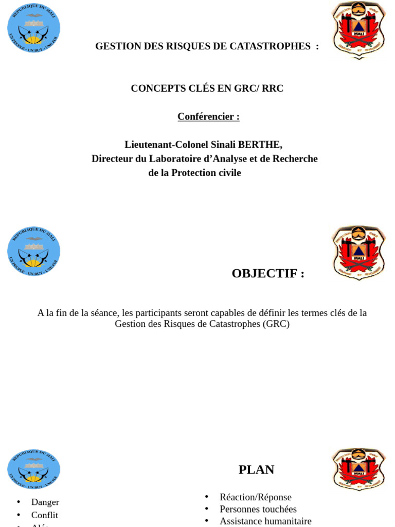 Concepts clés de la gestion des risques | PDF | Risque | Environnement ...