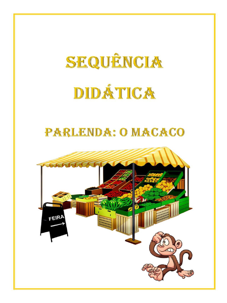 Sequencia Didatica Parlenda o Macaco Finalizado | PDF