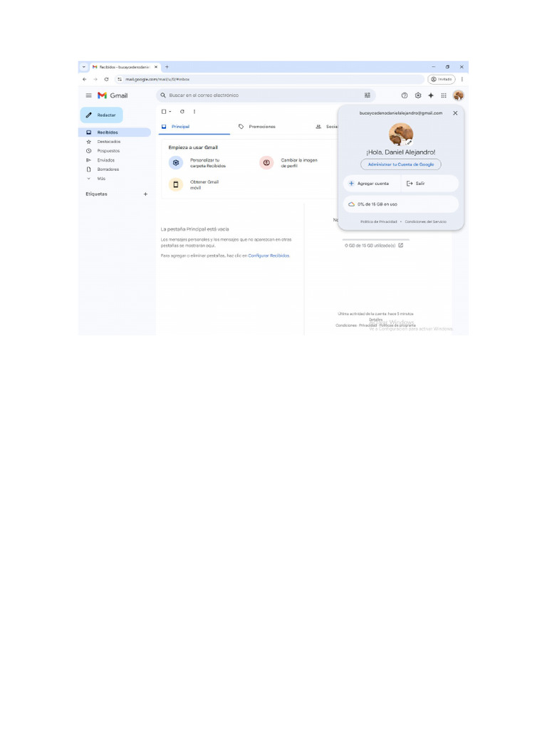 Crear Cuenta Del Gmail | PDF