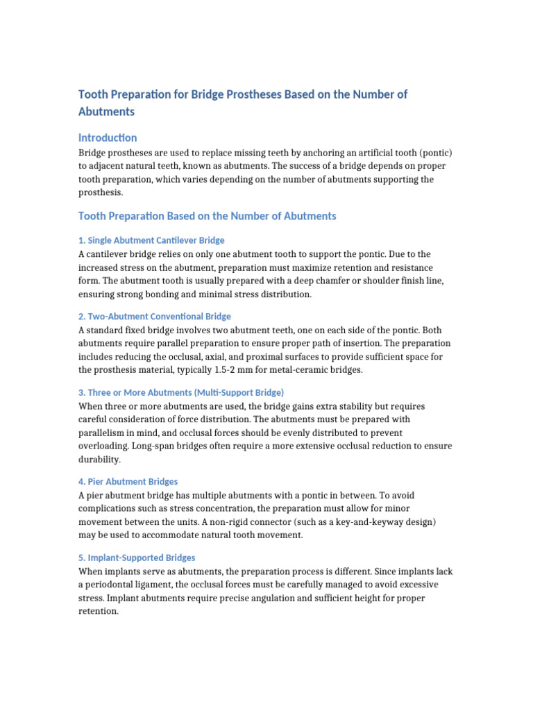 Pier Abutment Bridge Preparation Guide | PDF