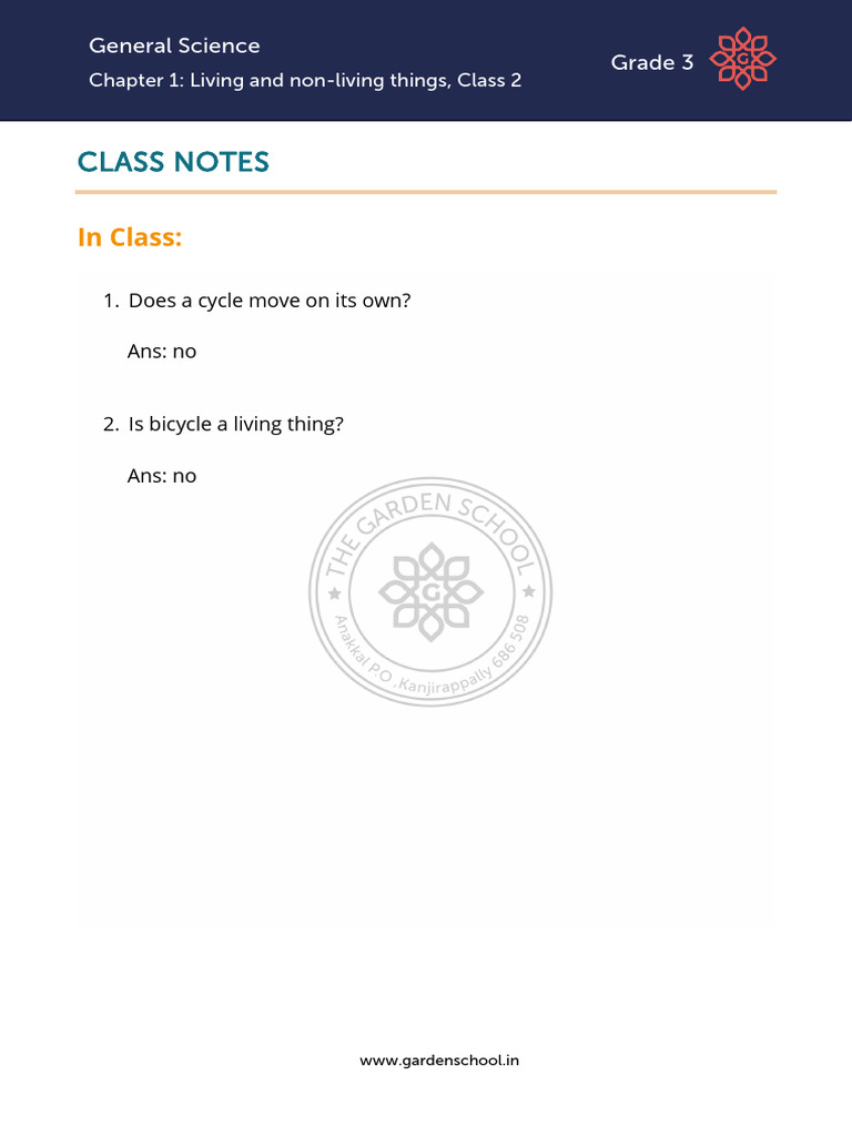 AK-CN-Grade+3-General+Science-Chapter+1-Class+2 | PDF