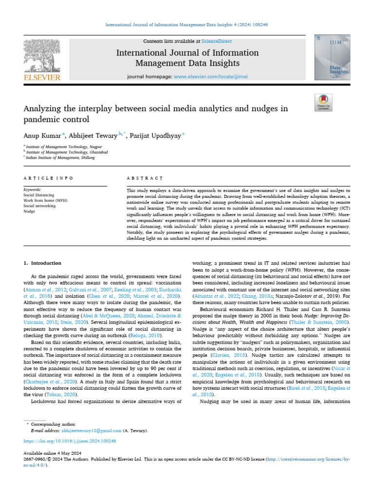 Analyzing The Interplay Between Social Me 2024 International Journal of ...
