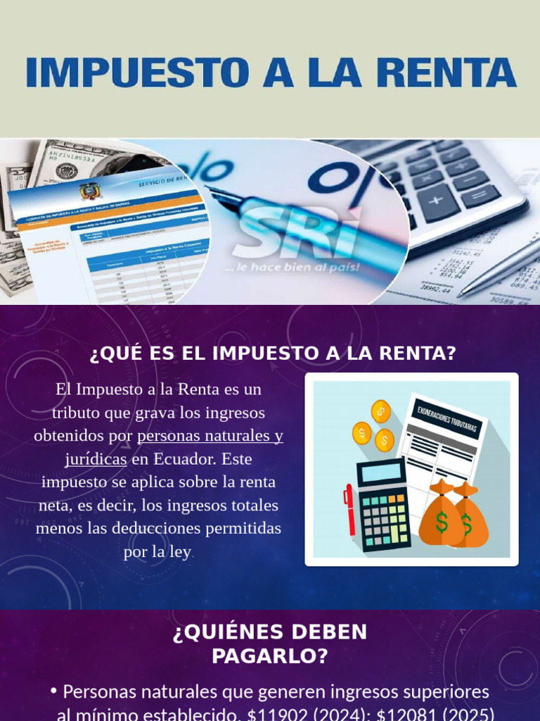 Imp. La Renta | PDF | Impuesto sobre la renta | Impuestos