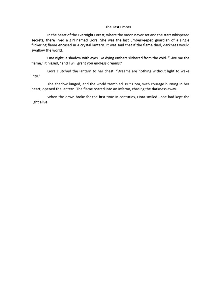 The Last Ember | PDF