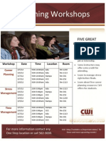 March 2012 Workshop Flyer