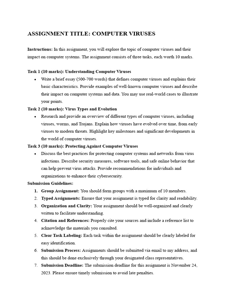 Fundamentals of Computer Systems Assignment 2024 | PDF