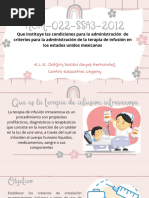 NORMA Oficial Mexicana NOM-022-SSA3-2012 | PDF | Terapia intravenosa ...