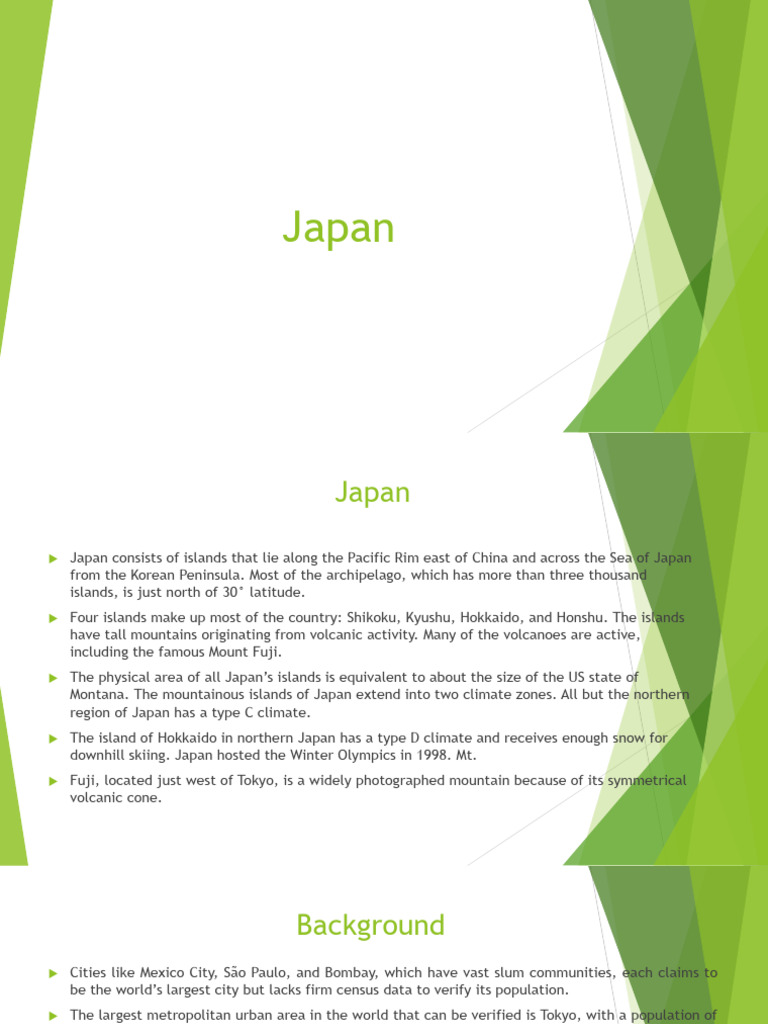 Overview of Japan's Geography and History | PDF | Cost Of Living ...