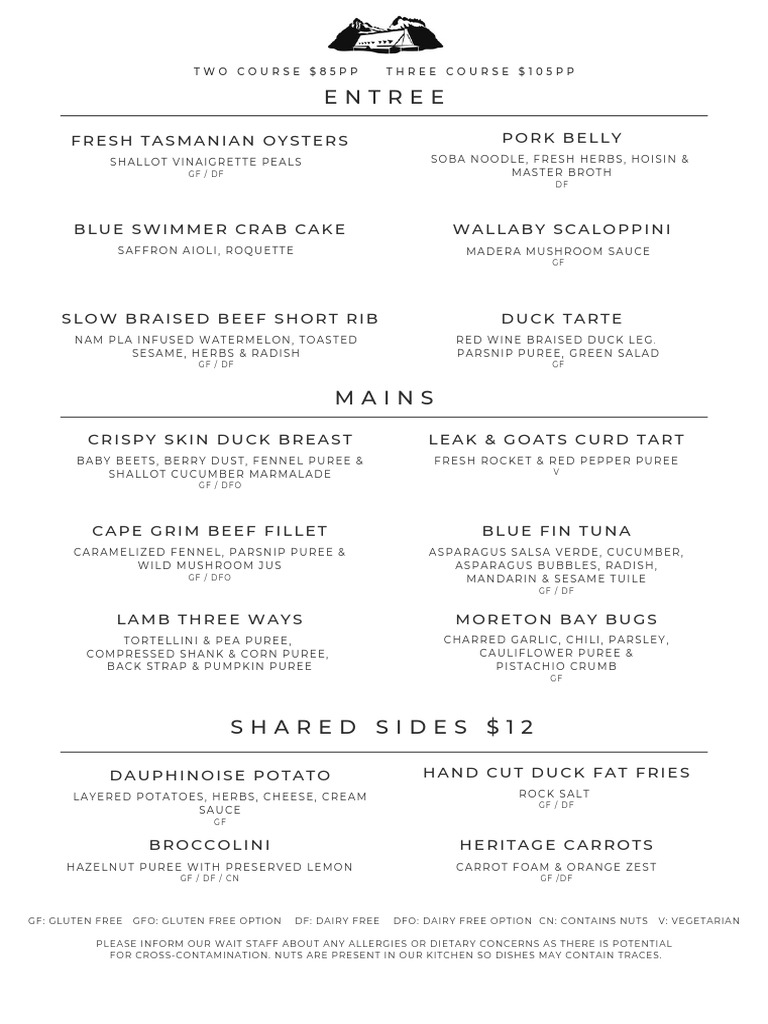 Highlands Menu: DC Dining Experience | PDF | Sauce | Asian Cuisine