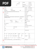 Operation Record Template Sample | PDF