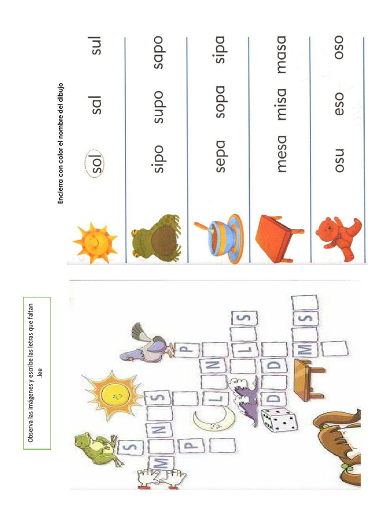 Actividades de Lectura y Escritura Infantil | PDF