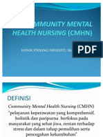 Community Mental Health Nursing (CMHN)
