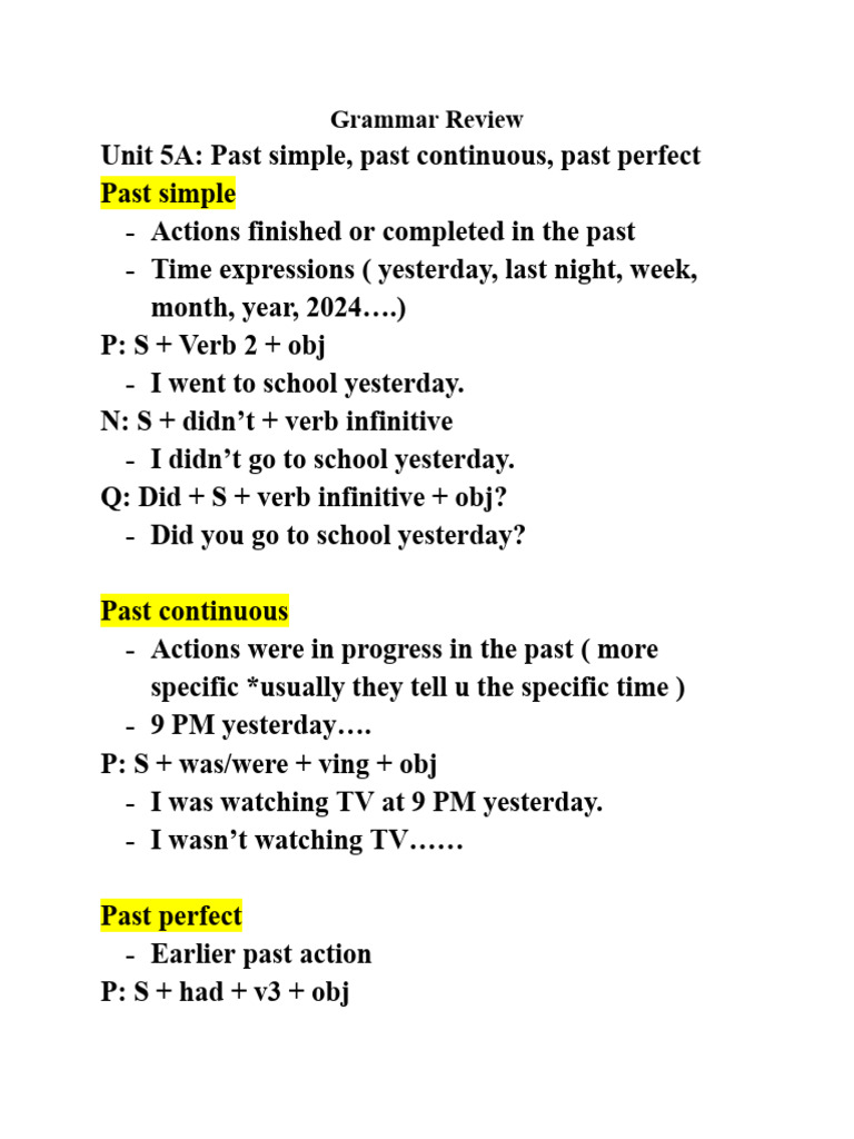 Tifong's Grammar Review Guide | PDF | Language Families | Linguistic ...