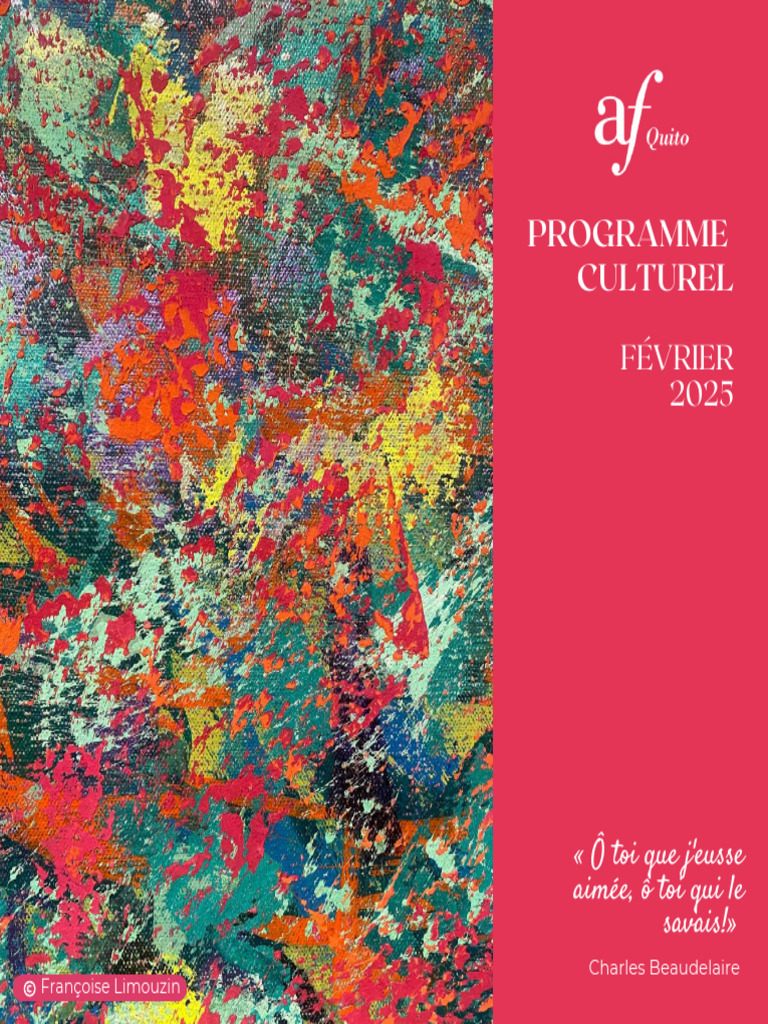Programa Cultural de Febrero 2025 en Quito | PDF