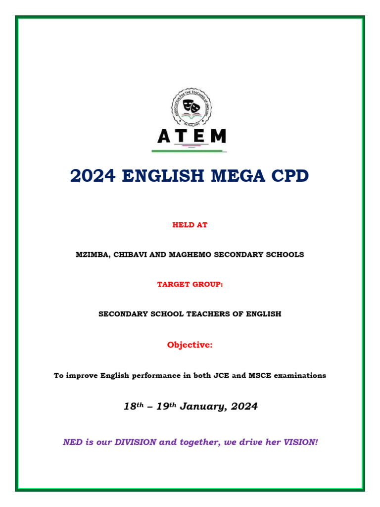2024 Mega CPD Module | PDF | Reading Comprehension | Curriculum