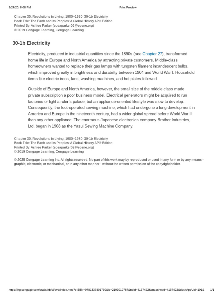 30-1b Electricity | PDF