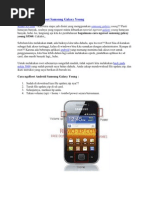 Download Tutorial Cara NgeRoot Samsung Galaxy Young by Robota Cibubur SN84043052 doc pdf