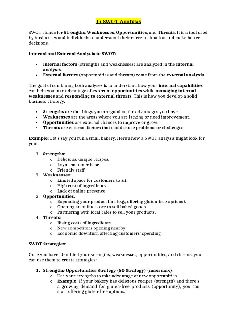 Strategic Management Notes | PDF | Swot Analysis | Electric Vehicle