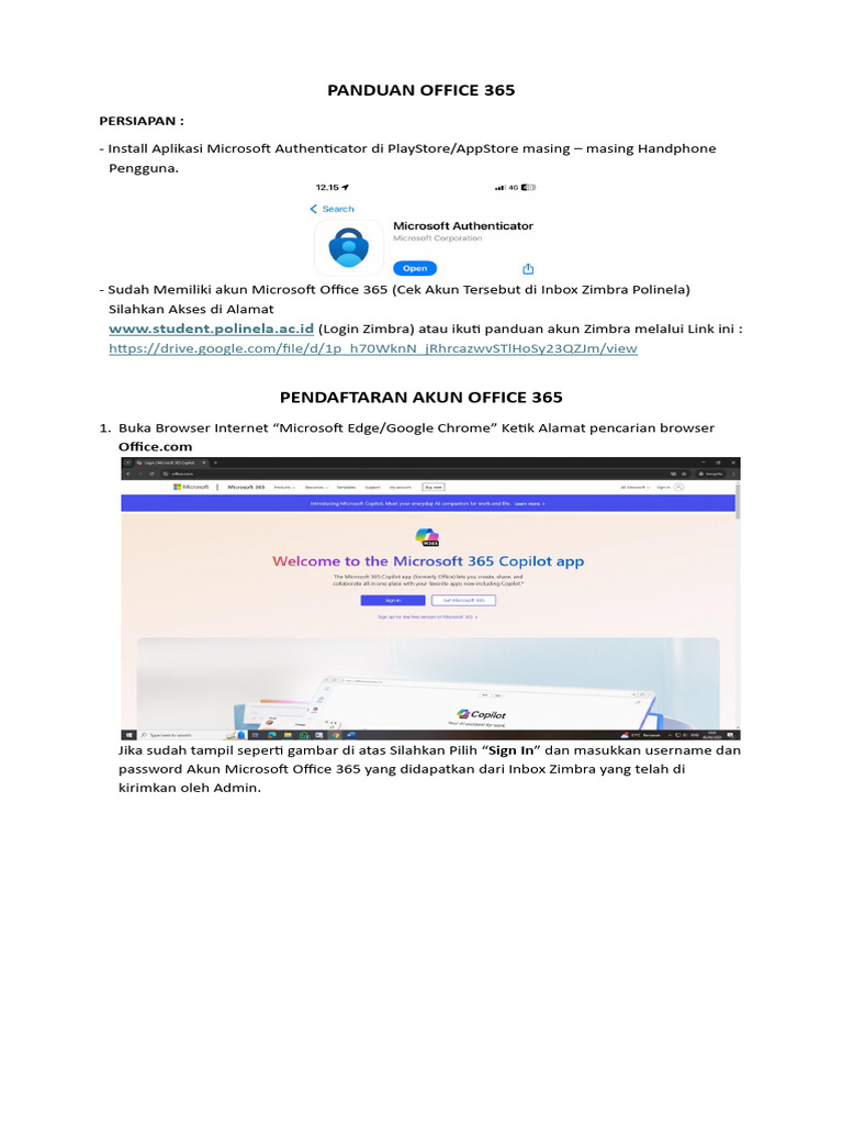 Panduan Pendaftaran Akun Office 365 Pdf