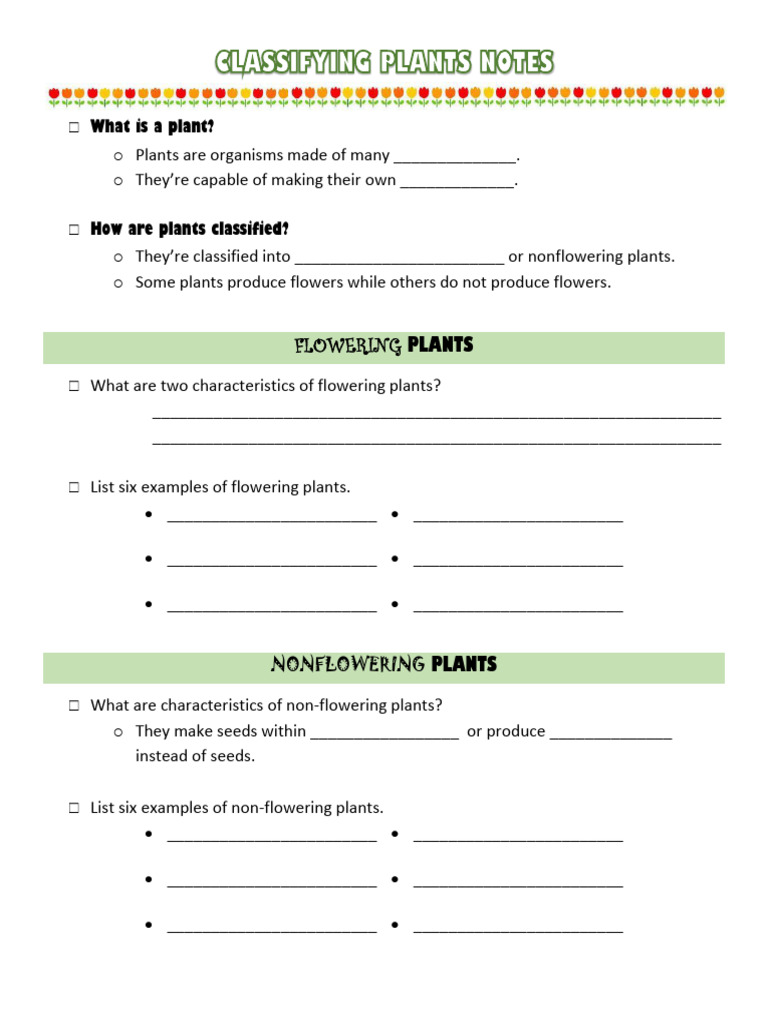 What Is A Plant?: Flowering | PDF