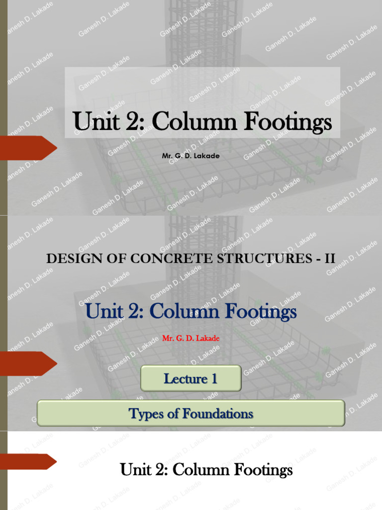 Column Footing Design Guide | PDF | Bending | Beam (Structure)