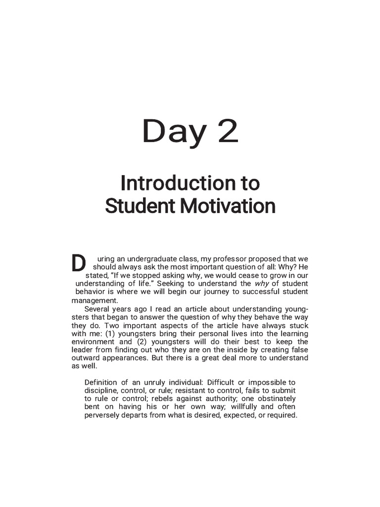 Understanding Student Motivation Factors | PDF | Motivation | Motivational