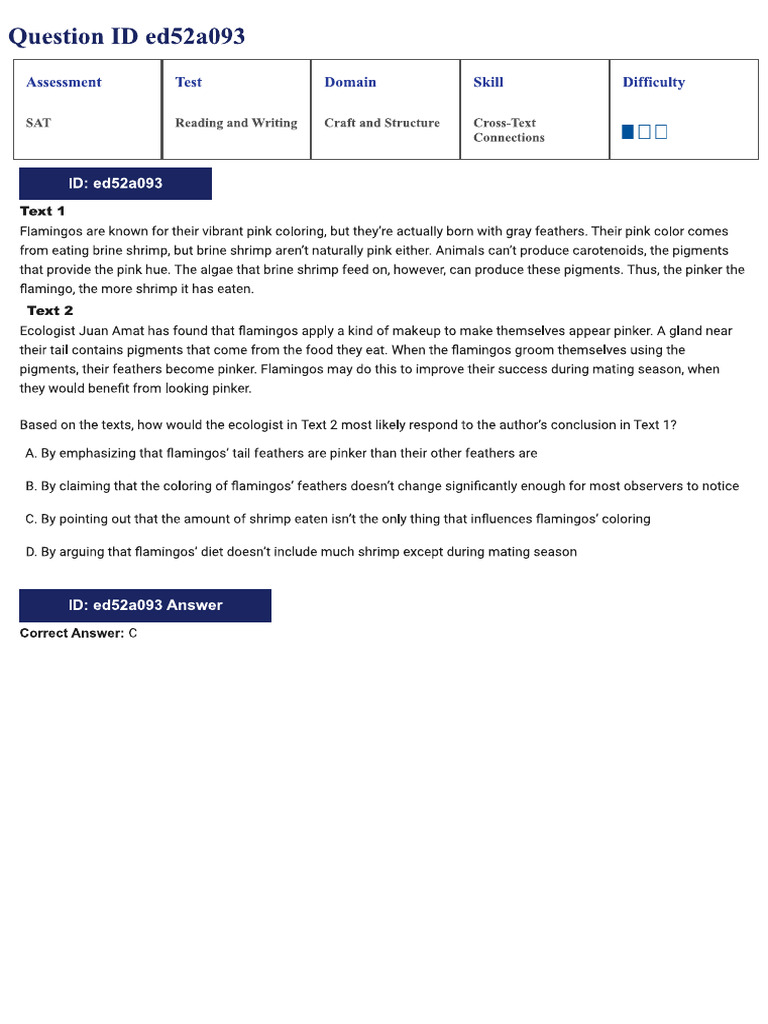 Cross Text Connections Answer | PDF