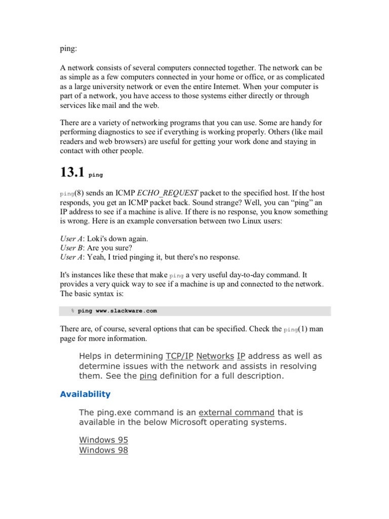 Ping 2 | PDF | Internet Protocols | Computer Network