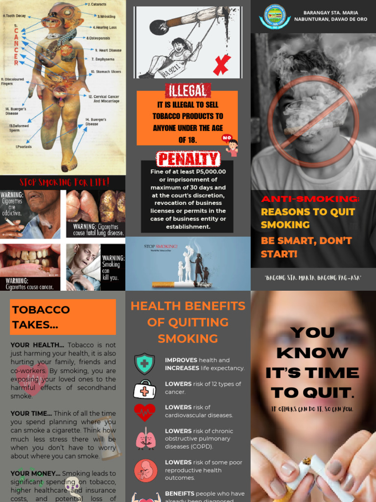 Quit Smoking: Health Benefits & Support | PDF | Smoking