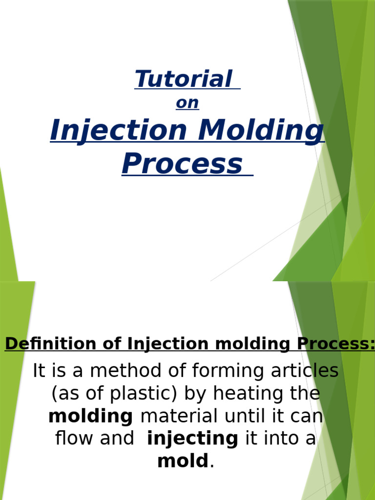 Injection Molding Process Explained | PDF | Secondary Sector Of The ...