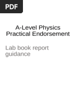A Level Chemistry AQA CPAC Criteria Checklist | PDF | Risk