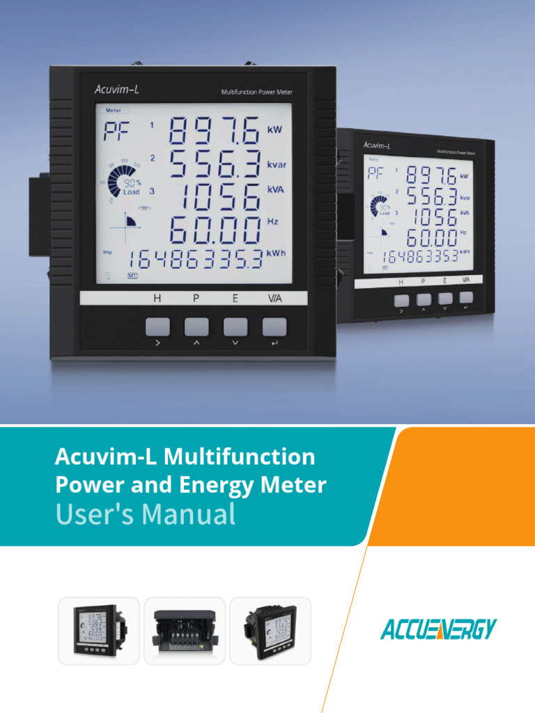 Acuvim-L-Installation Manual | PDF | Power Supply | Electricity