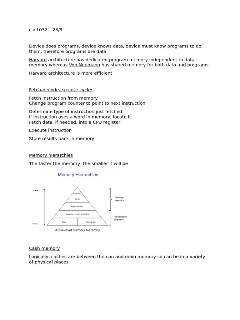 Harvard Vs Von Neumann Architecture Pdf