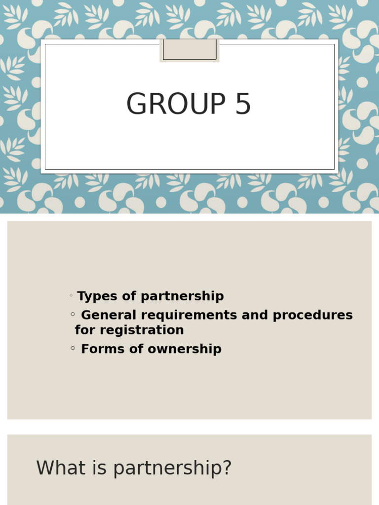 Group 5 | PDF