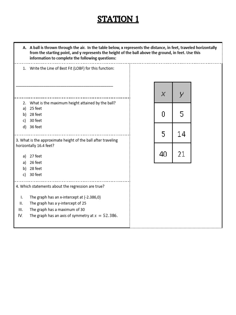 Analyzing Projectile Motion Data | PDF | Regression Analysis | Applied ...