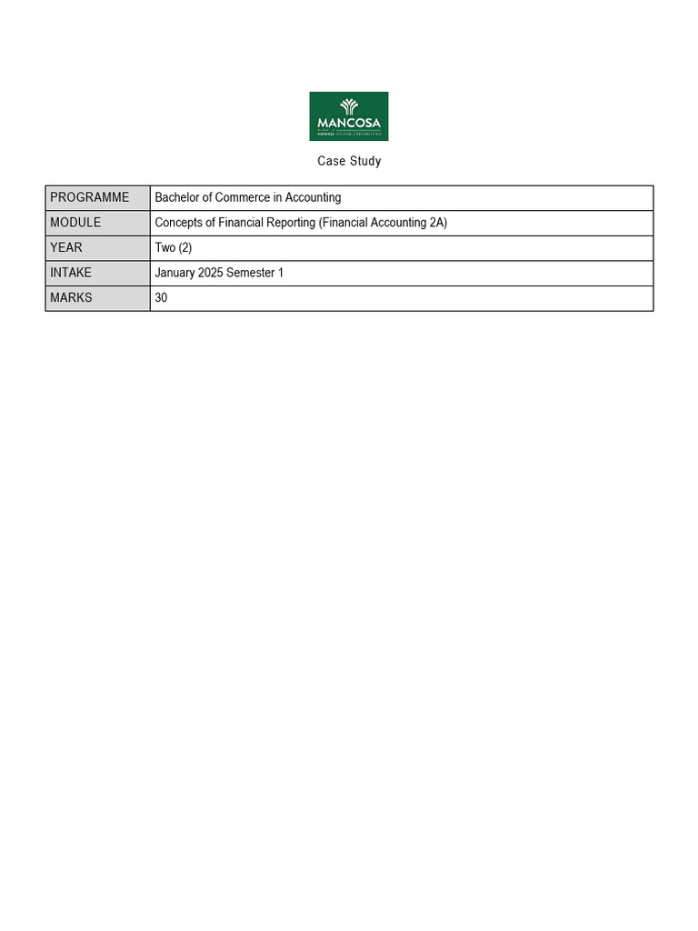 Ecolux and Nexa Financial Reporting Case Study | PDF | Advertising ...