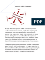 Supply Chain Management and Its Component