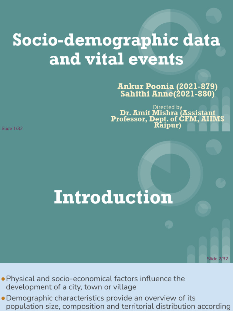 879 - 880 - Socio-Demographic Data and Vital Events | PDF | Demography ...