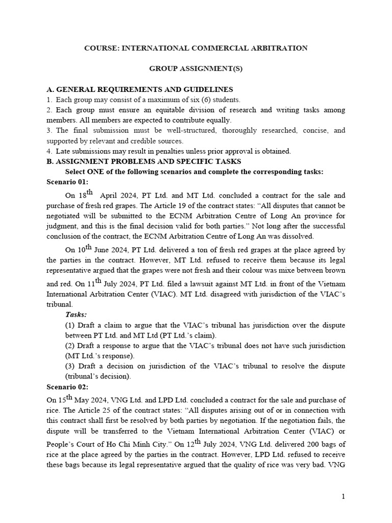 Oup-Assignments UEL 2025 | PDF | Arbitration | Common Law