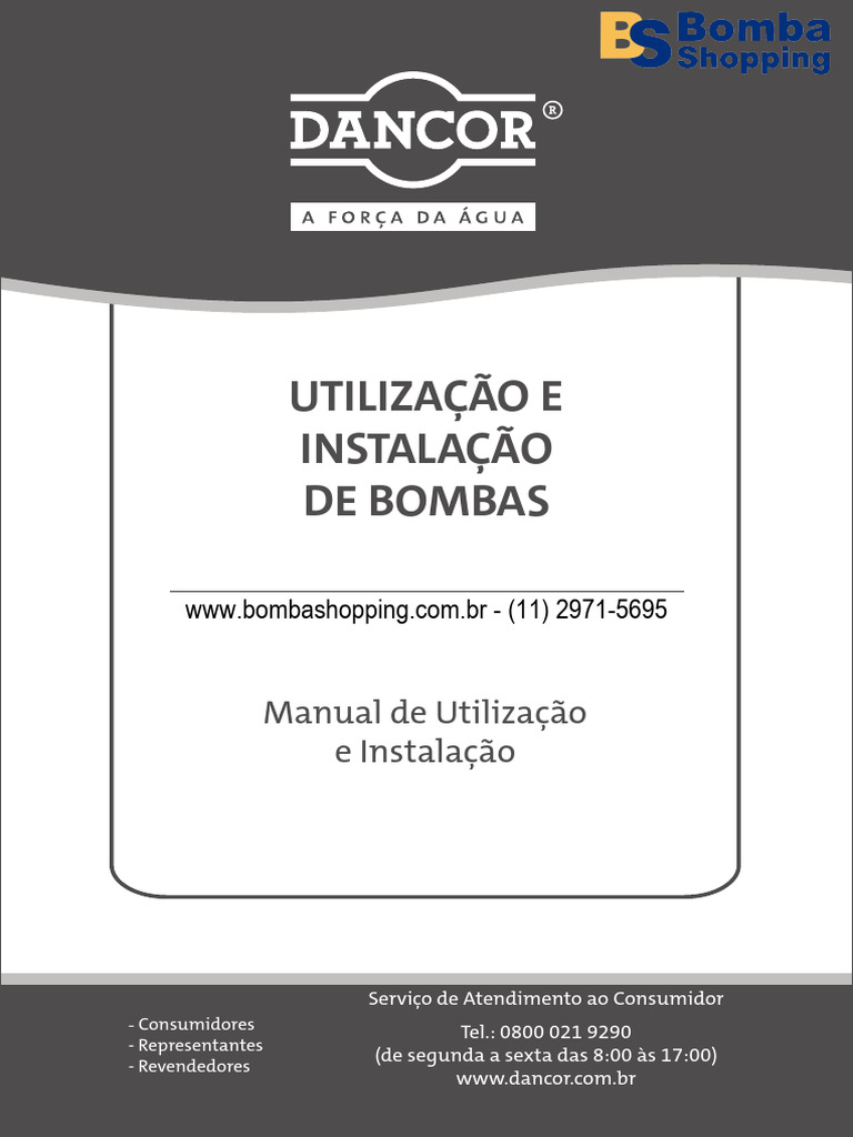 Dancor Manual | PDF | Bomba | Motores